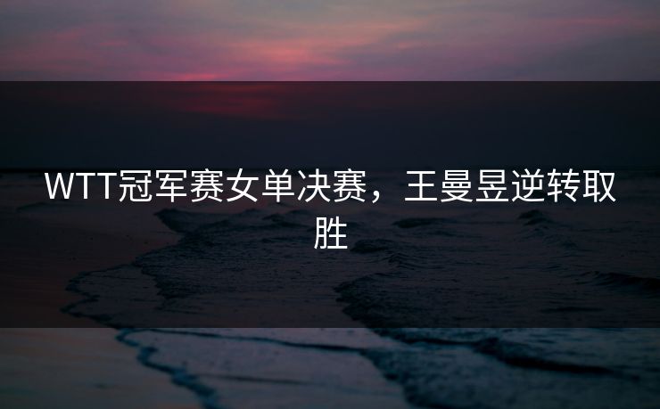 WTT冠军赛女单决赛,王曼昱逆转取胜 WTT冠军赛女单决赛,王曼昱逆转取胜